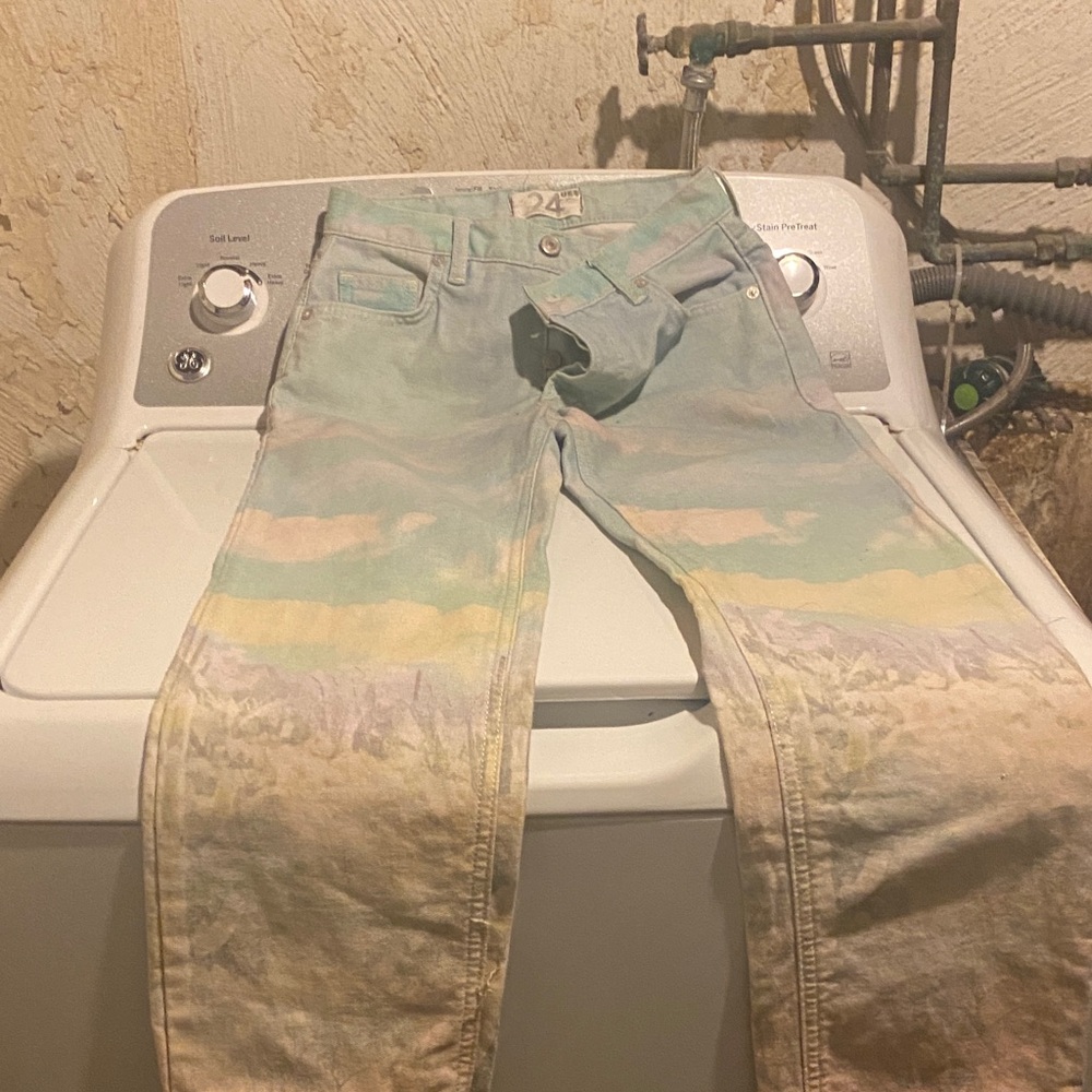We The Free Multicolor Straight Leg Jeans